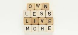 Own Less Live More